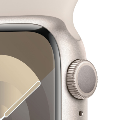 Часы Apple Watch Series 9, 45mm M/L «сияющая звезда»