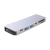 Адаптер Deppa USB-С для MacBook 7-в-1, серебро 1